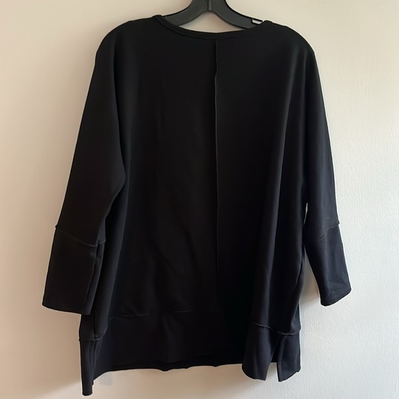 SPANX black medium weight crewneck pullover - Picture 5 of 5
